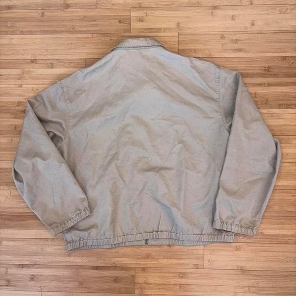 Polo Ralph Lauren Harrington Vintage 90s Beige Zip Up Jacket XL Casual Coat - Picture 5 of 7